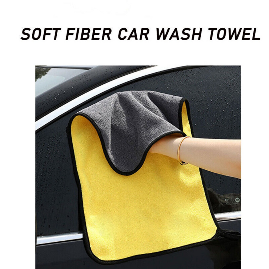 12PCS Car Cleaning Microfibre Towels Super Absorbent Wash Cloths & Polishing