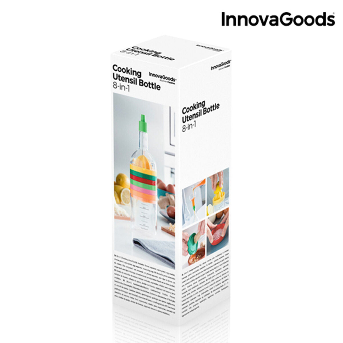 InnovaGoods 8 in 1 Cooking Utensil Bottle (8 Pieces)