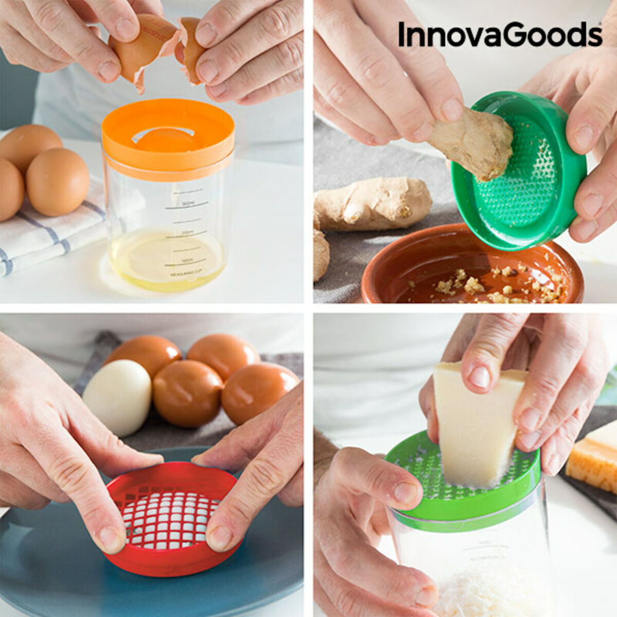 InnovaGoods 8 in 1 Cooking Utensil Bottle (8 Pieces)