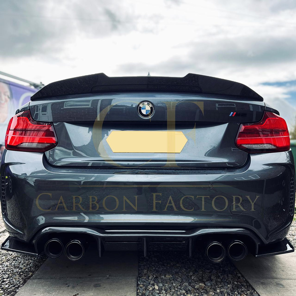 PSM Style Pre-Preg Carbon Fibre Boot Spoiler for BMW 2 Series F22 F87 M2 13-21